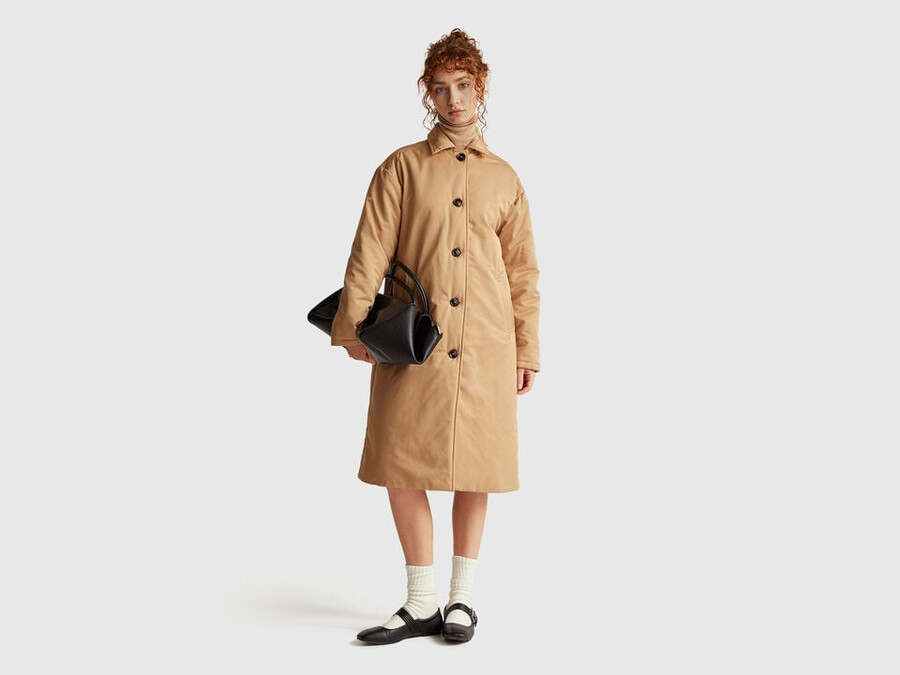 long jacket with light padding