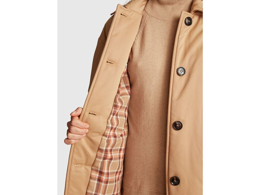 long jacket with light padding