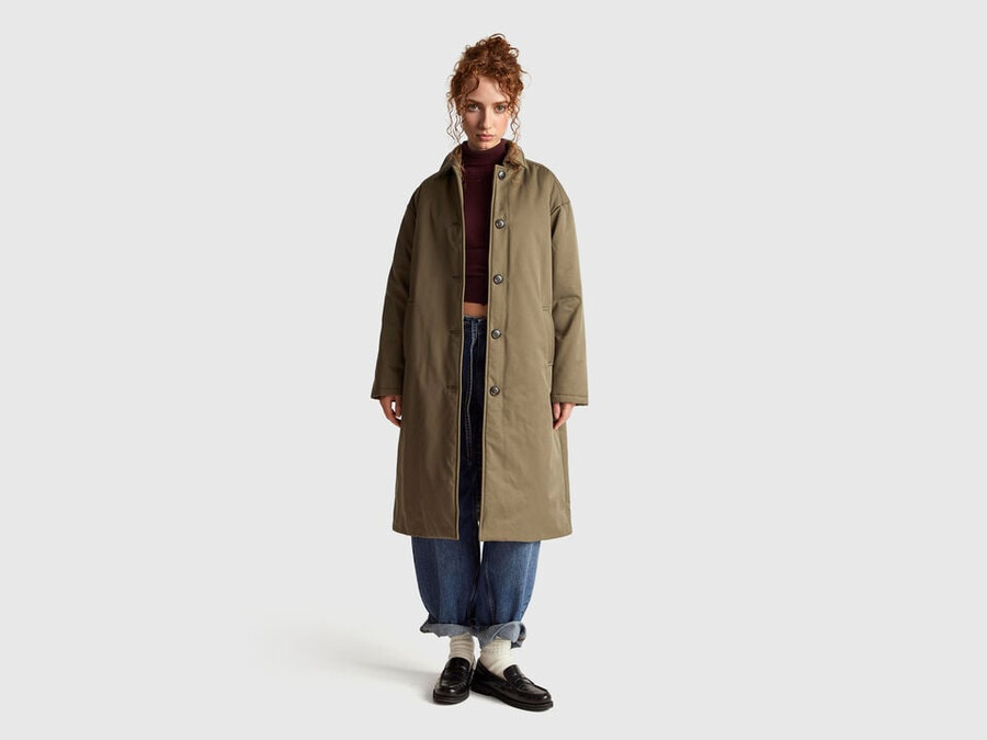 long jacket with light padding