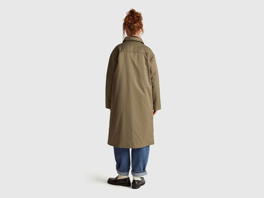 long jacket with light padding