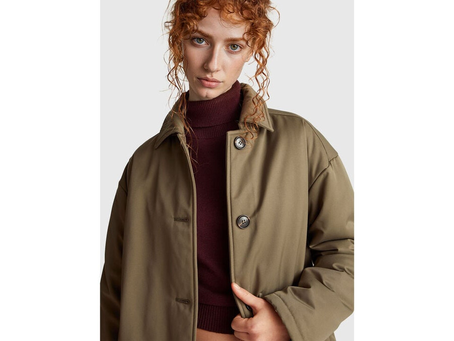 long jacket with light padding