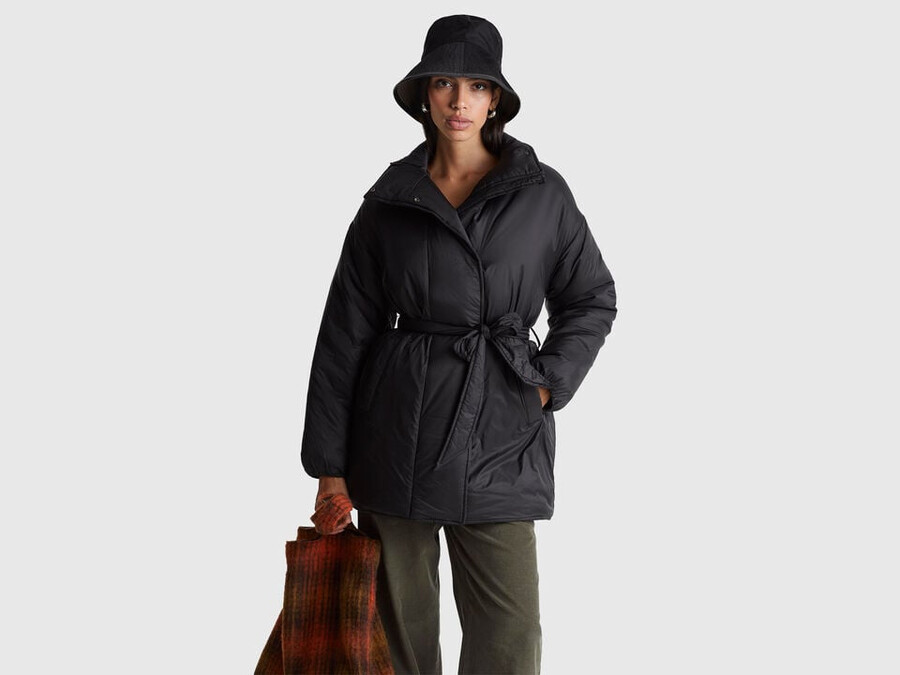padded nylon jacket