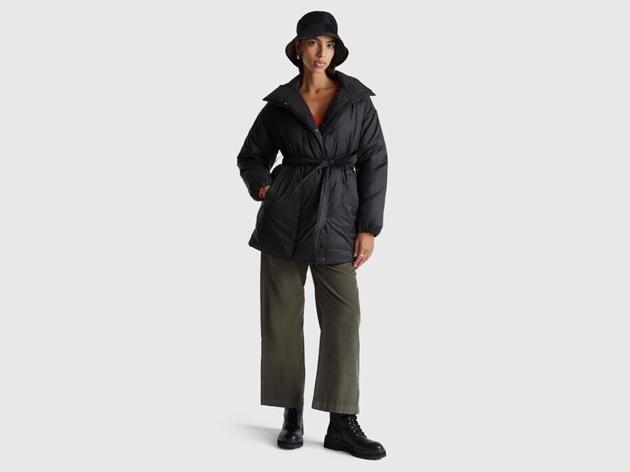 padded nylon jacket