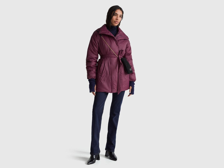 padded nylon jacket
