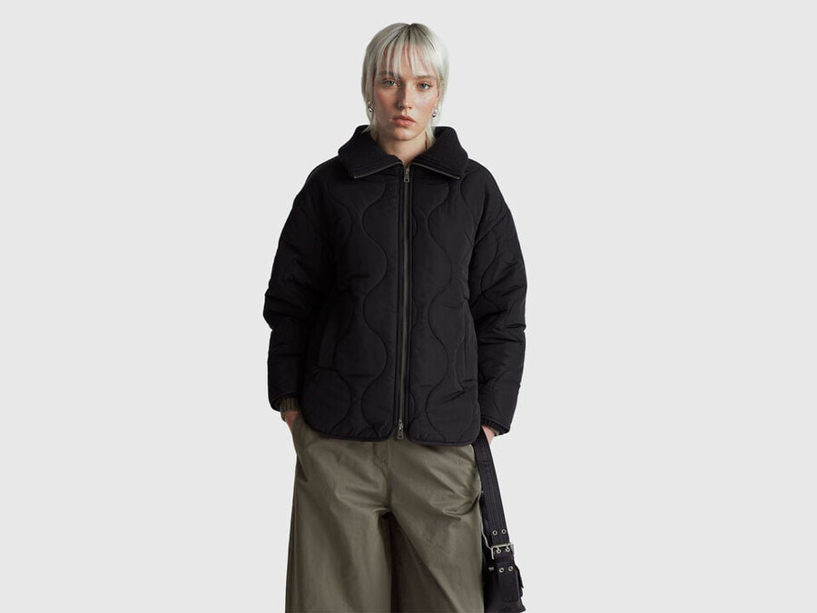 quilted nylon jacket