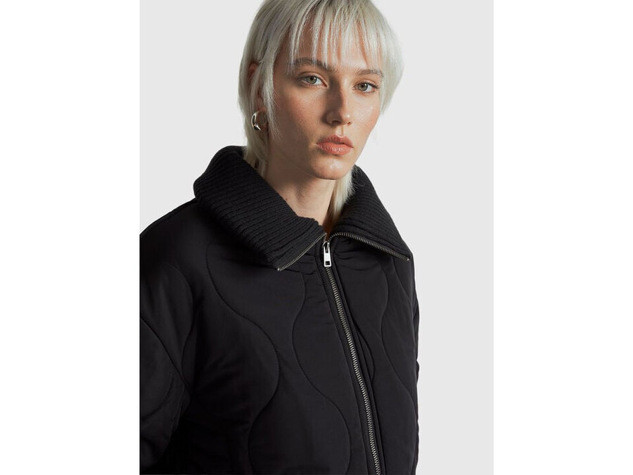 quilted nylon jacket