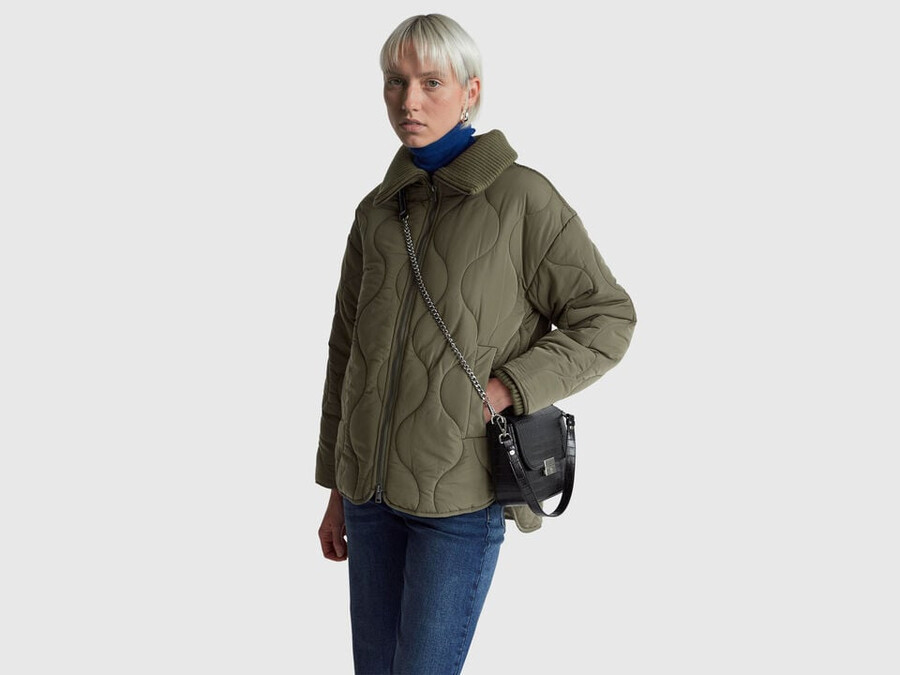 quilted nylon jacket