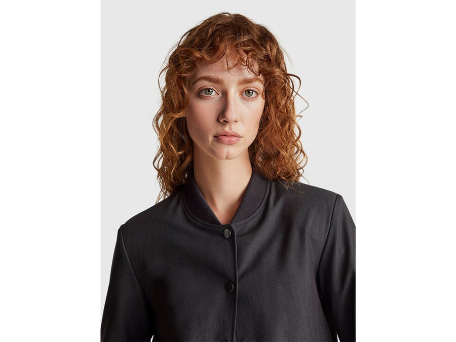 stretch viscose blend jacket