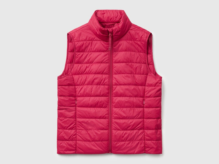 slim fit padded vest