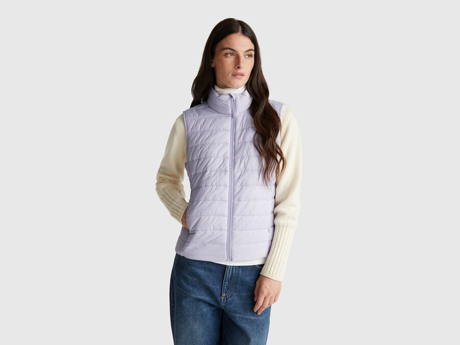 slim fit padded vest