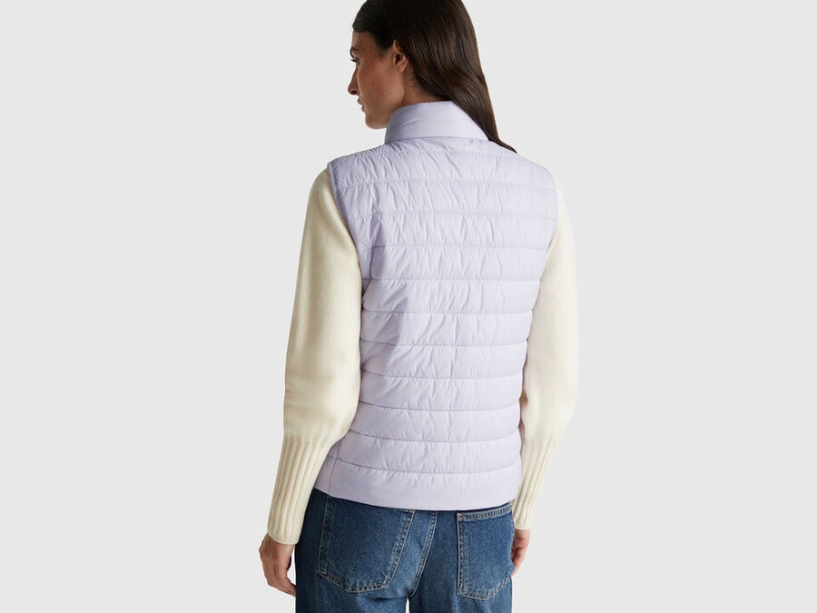 slim fit padded vest