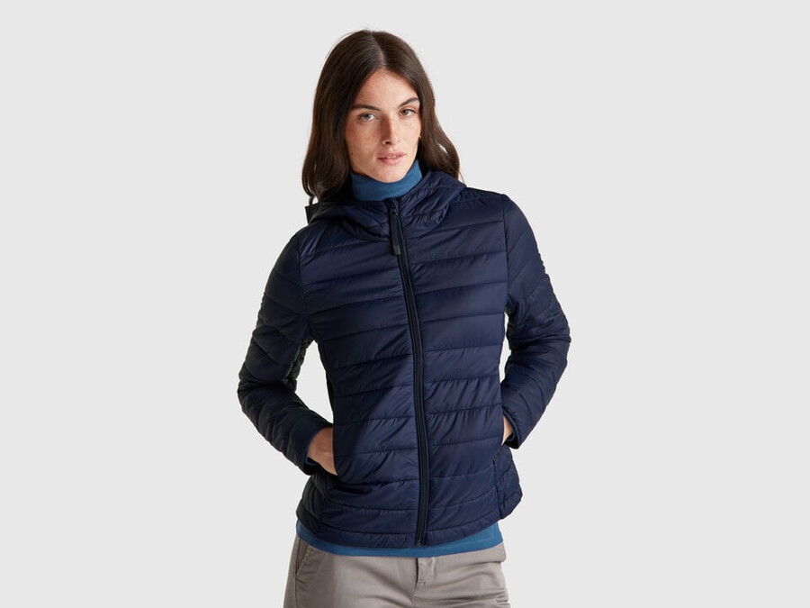 slim fit padded jacket