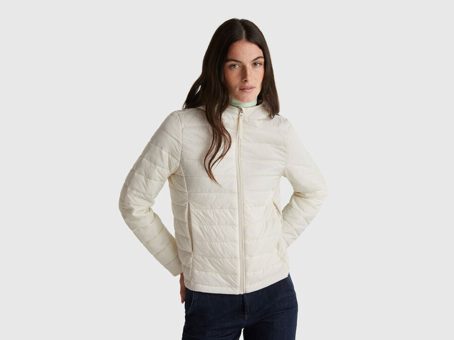 slim fit padded jacket