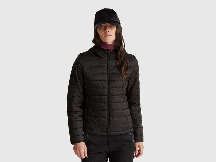 slim fit padded jacket