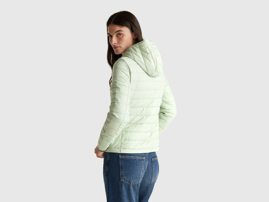 slim fit padded jacket