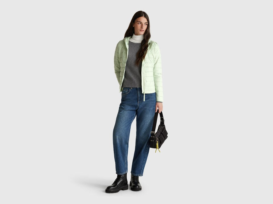 slim fit padded jacket