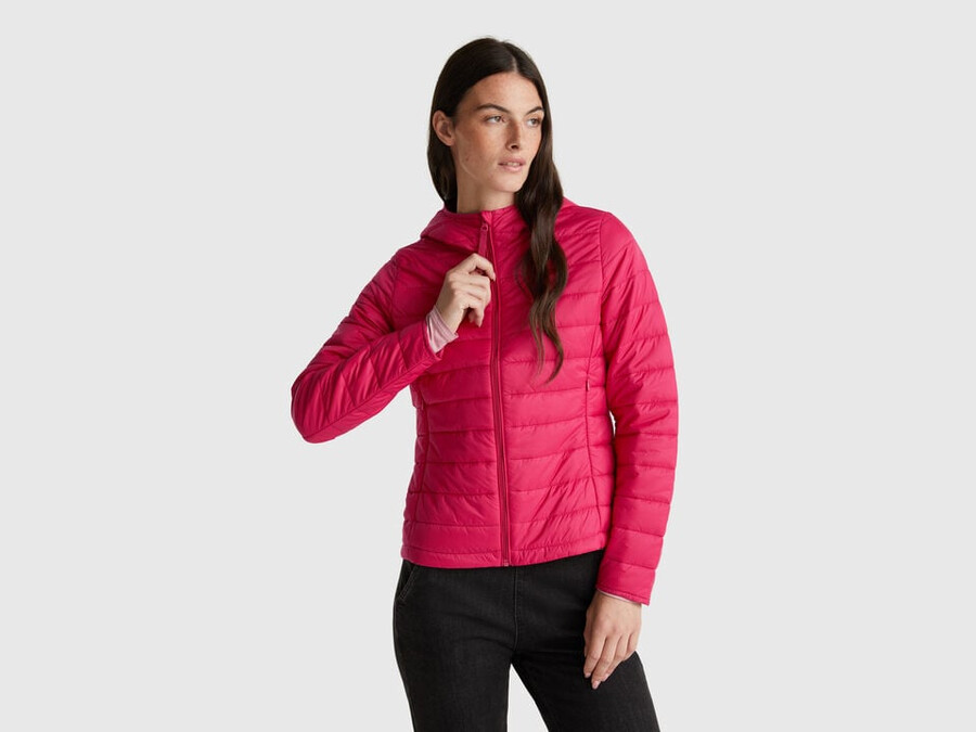 slim fit padded jacket