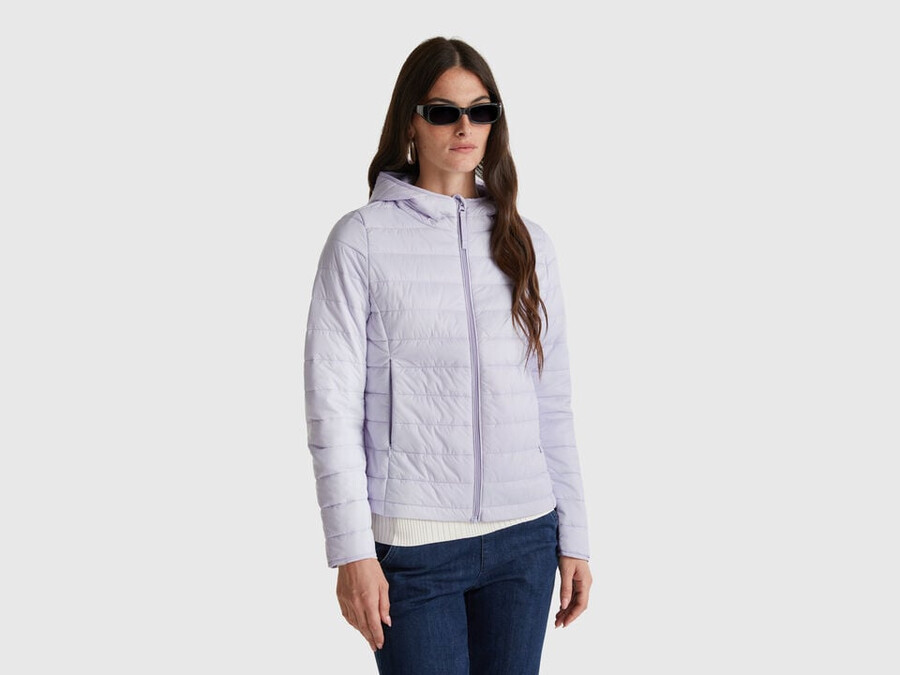 slim fit padded jacket