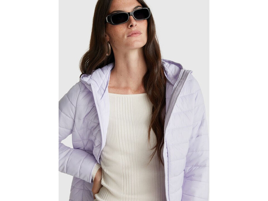 slim fit padded jacket