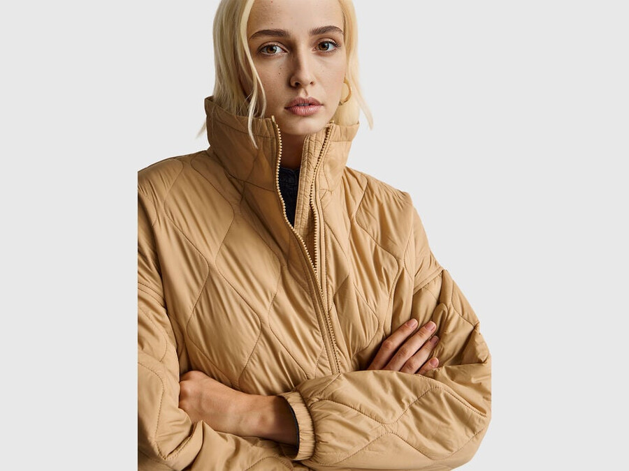quilted nylon jacket