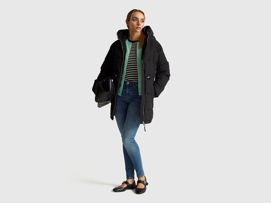 light green crew neck cardigan in pure merino wool