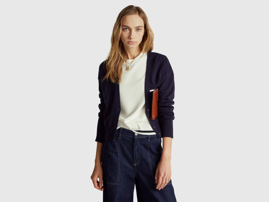 cashmere blend cardigan