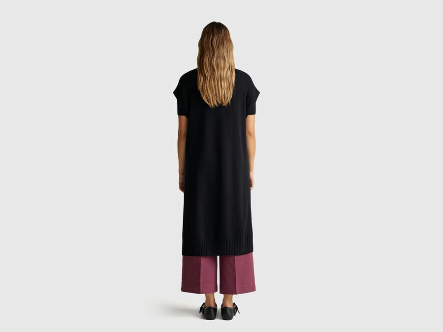 long cardigan in cashmere blend