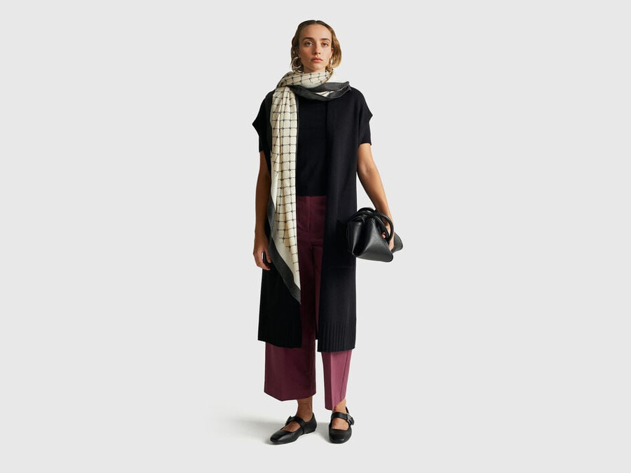 long cardigan in cashmere blend