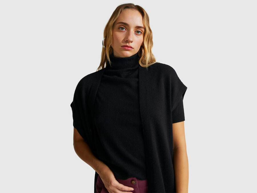 long cardigan in cashmere blend