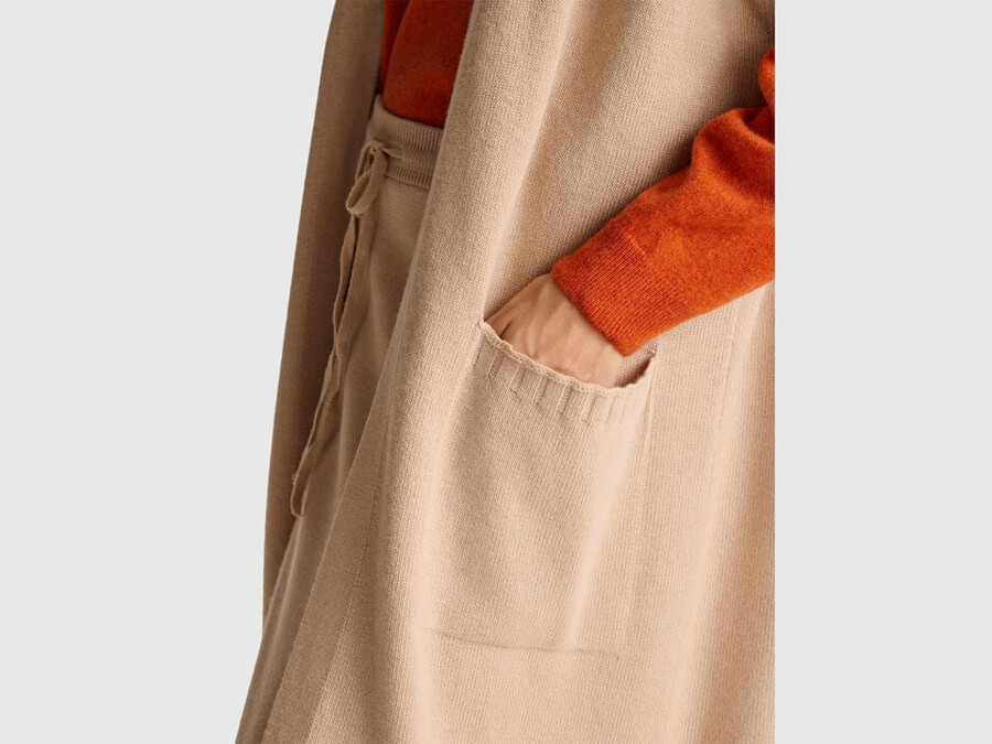 long cardigan in cashmere blend