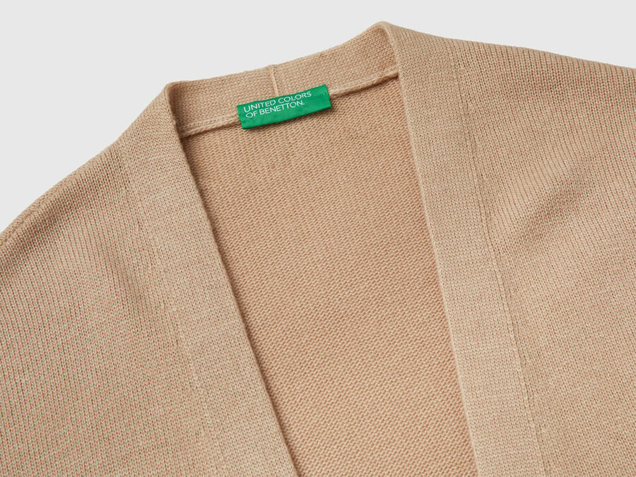 long cardigan in cashmere blend