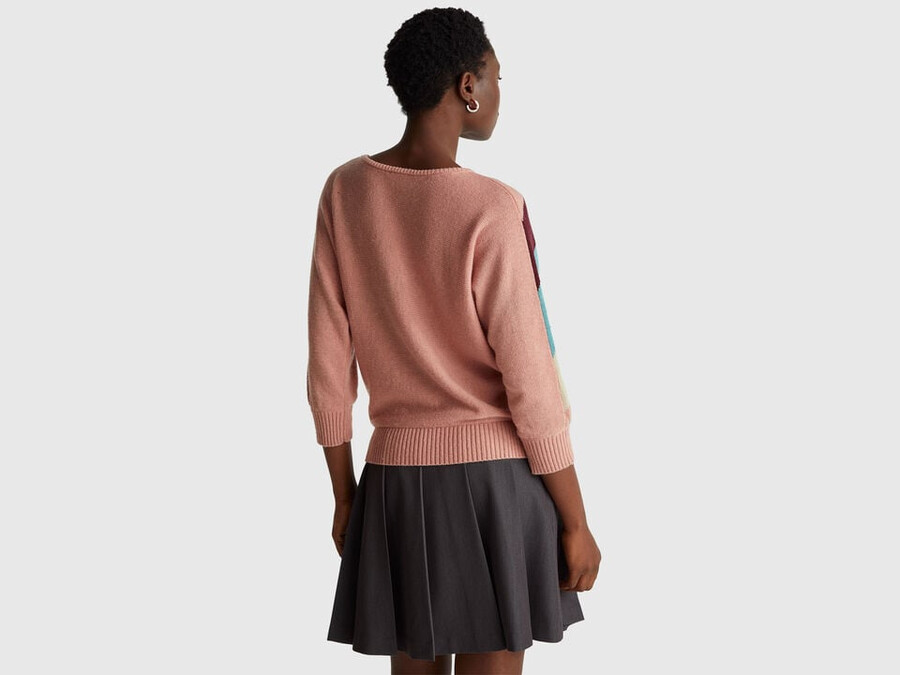 sweater with stranger things inlay
