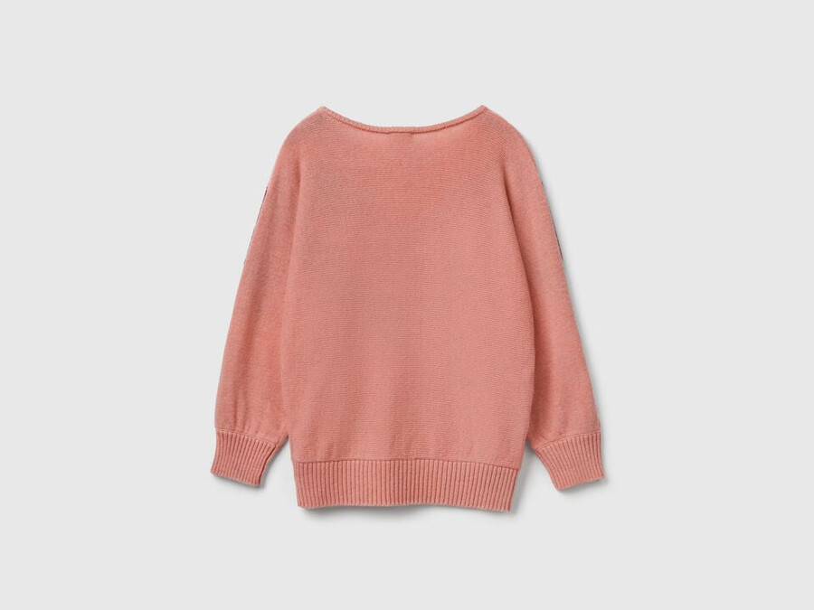 sweater with stranger things inlay