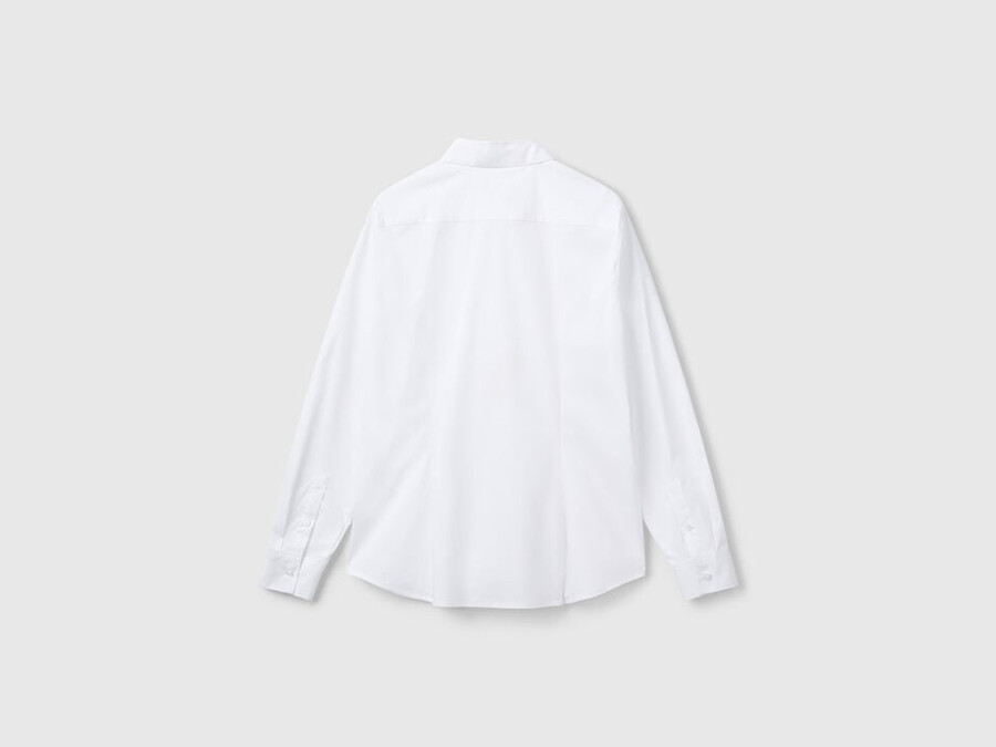 shirt in stretch cotton blend