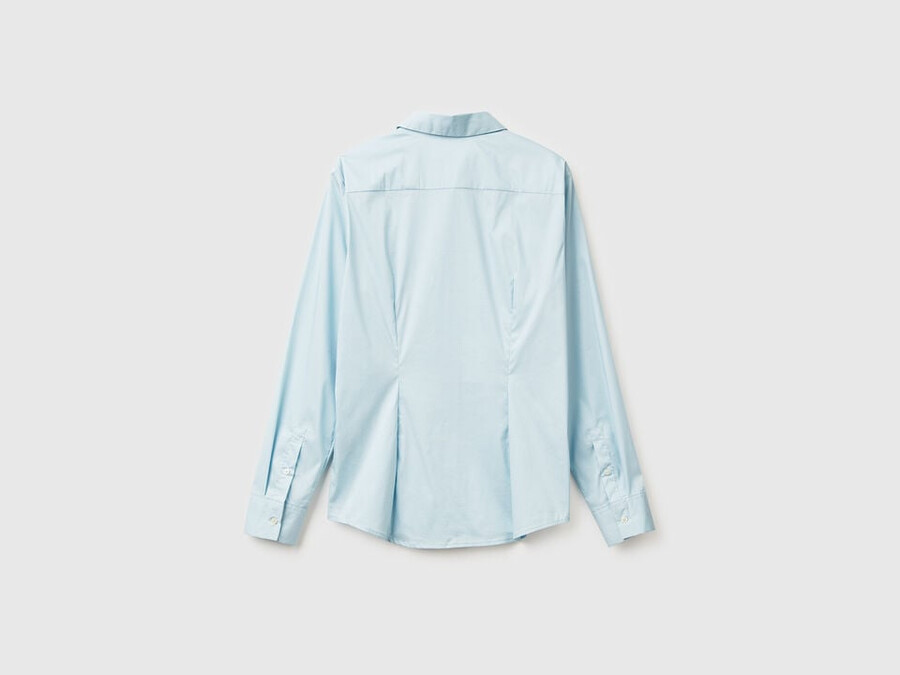 shirt in stretch cotton blend