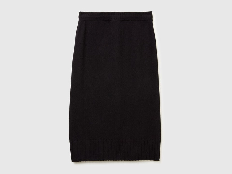 cashmere blend midi skirt