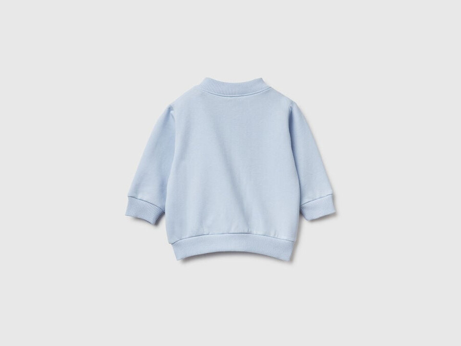 warm sweatshirt with logo print