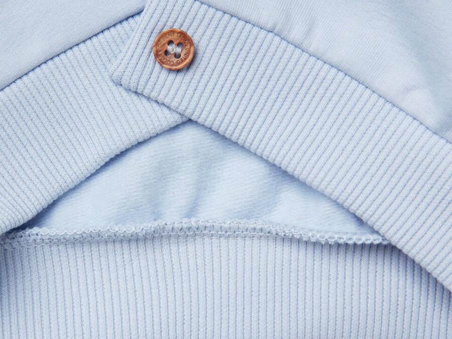 warm sweatshirt with logo print