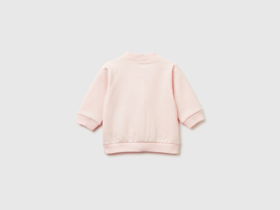 warm sweatshirt with logo print