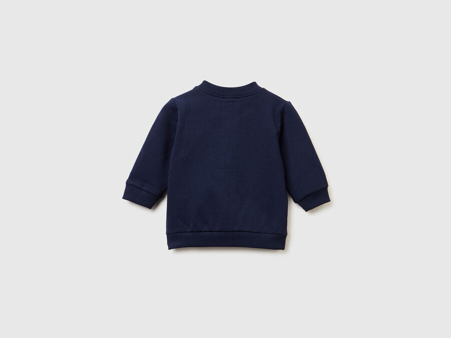 warm sweatshirt with logo print