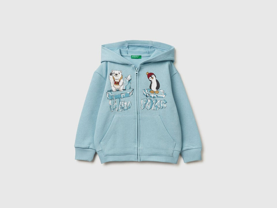 warm hoodie with print