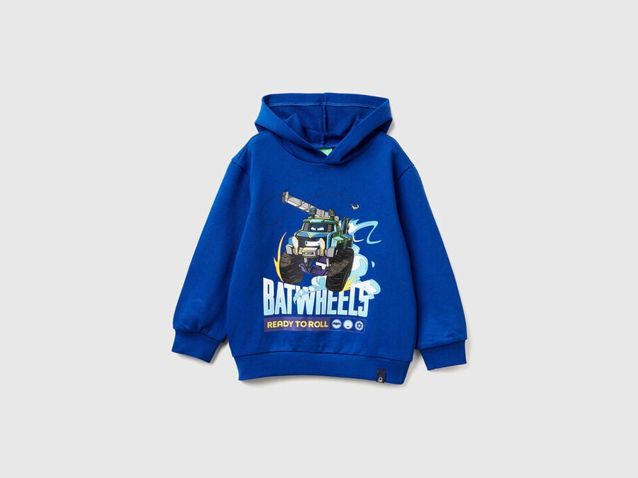 sweatshirt featuring batwheels © dc and wbei
