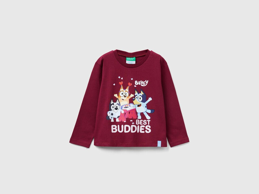 t-shirt with bluey ©ludo studio print