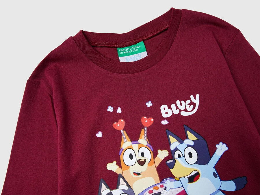 t-shirt with bluey ©ludo studio print