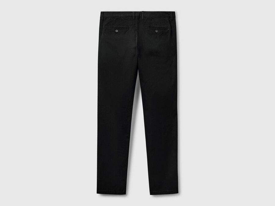 black slim fit chino