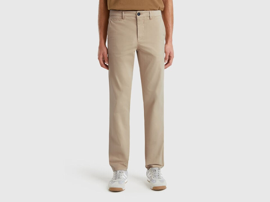 beige slim fit chinos