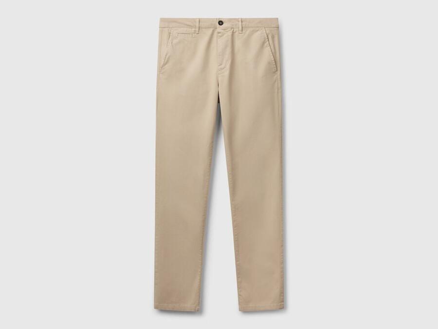 beige slim fit chinos