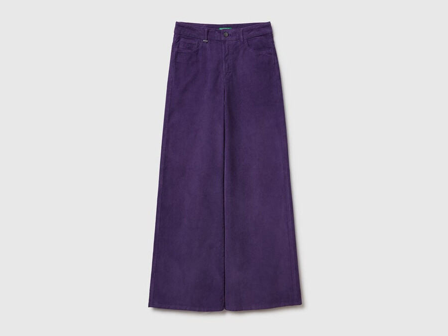 wide fit corduroy trousers