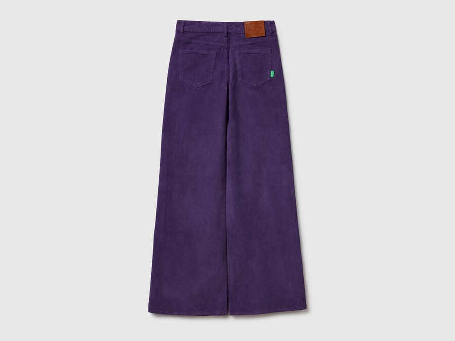 wide fit corduroy trousers