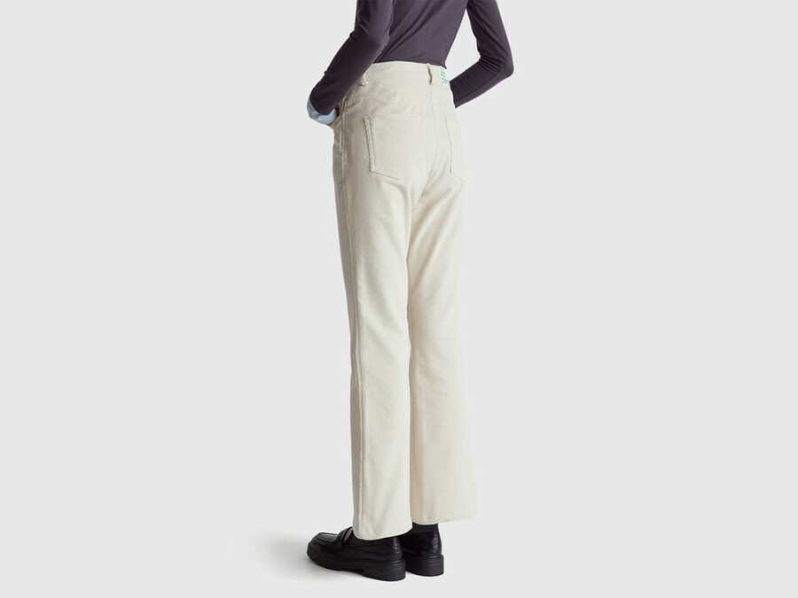 corduroy bootcut trousers